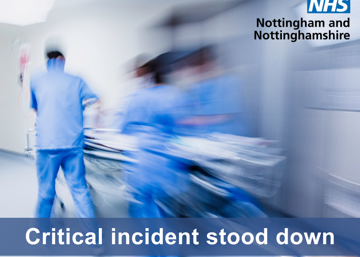 Message to the public as Nottingham and Nottinghamshire health and care system continues to face pressures