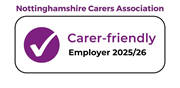 Visit Nottinghamshire Carers Association - Carer Friendly Employer 22/23 (offsite link)