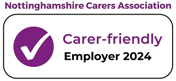 Nottinghamshire Carers Association - Carer Friendly Employer 22/23 logo
