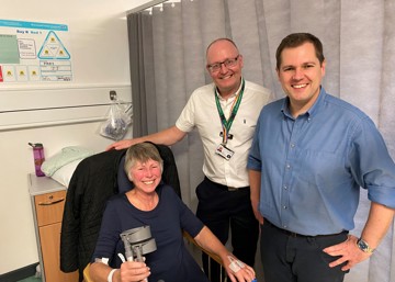 MP visits Newark Hospital's new operating theatre