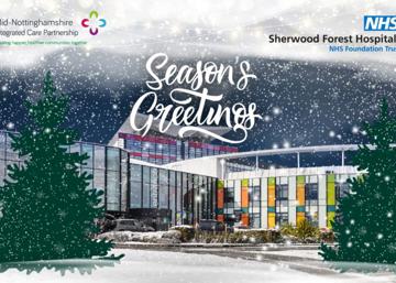 Putting a smile on Sherwood Forest Hospital patients faces this festive season