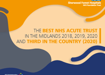 Sherwood Forest Hospitals is rated third best hospital trust in the NHS