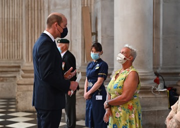 Sherwood domestic celebrates NHS 73rd birthday with HRH Prince William and the Prime Minister