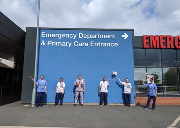 Sherwood staff say thank you after emergency department was ‘calm, with no drama’ after England’s win