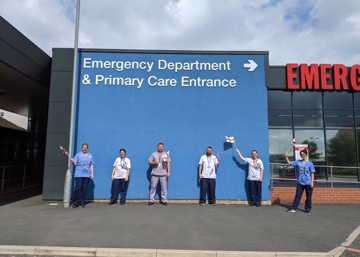 Sherwood staff say thank you after emergency department was ‘calm, with no drama’ after England’s win