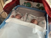 New ‘double’ cot at Sherwood Forest Hospitals keeps twin babies born early together to reduce stress