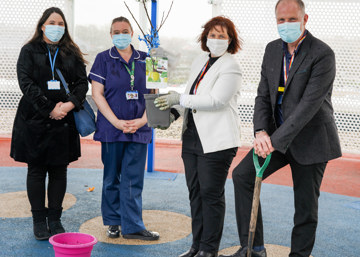 Sherwood Forest Hospitals’ Hope Orchard continues to grow with dozens of carbon-off-setting trees planted nationwide