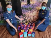 Kind-hearted school pupils donate Easter eggs to siblings of new born babies