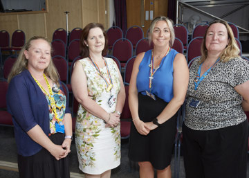 Hospital employees join schoolchildren to reflect on COVID-19