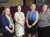 Hospital employees join schoolchildren to reflect on COVID-19