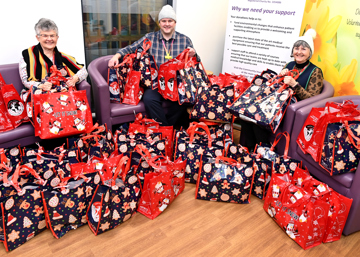 Local hospitals inundated with donations for Christmas homeless and food bank appeal