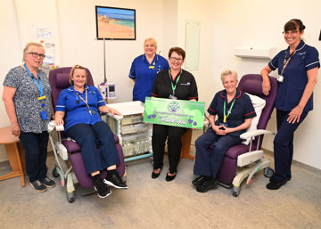 Comfy chairs become part of the furniture at King's Mill Hospital 