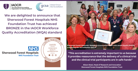 IAOCR Bronze Accreditation