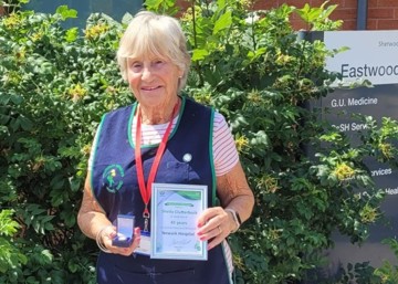 Long-serving Newark volunteers recognised as NHS celebrates 75 years