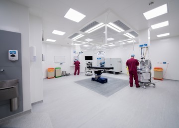      Work underway on new and improved operating theatres at Newark Hospital