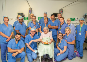 Newark Hospital team goes the extra mile for patient's birthday