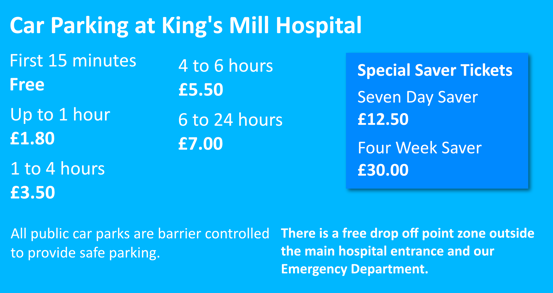 King's Mill Hospital Car Parking