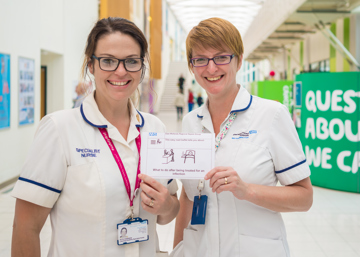 Sherwood Forest Hospitals nurses raise awareness of one of biggest causes of death in people with learning disabilities as part of World Sepsis Day