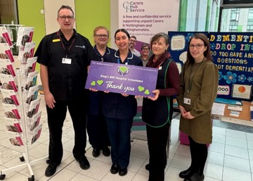 Dementia drop-in clinic receives a boost from Hospital Charity