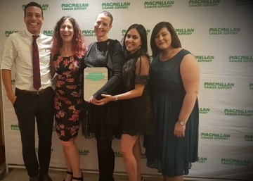Clinical Psychology Cancer Service shines bright at national Macmillan Excellence Awards