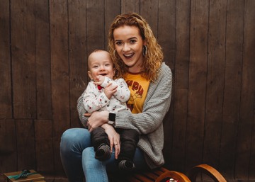 Mother praises neonatal unit as baby Lucas celebrates Christmas at home after spending his first in intensive care