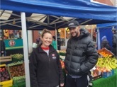King’s Mill Hospital welcomes fruit and veg stall pitching up to offer a healthier way of life