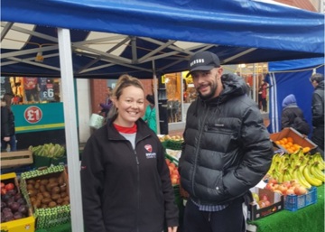 King’s Mill Hospital welcomes fruit and veg stall pitching up to offer a healthier way of life