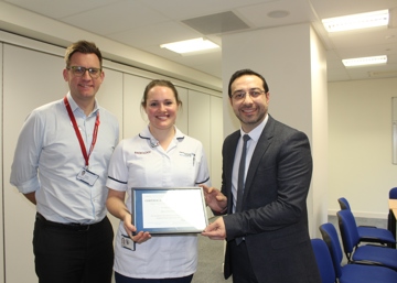 SFH Radiographer gets recognition for dedication and hard work