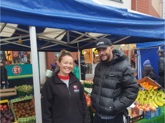 Newark Hospital welcomes fruit and veg stall pitching up to offer a healthier way of life