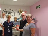 Patient thanks unit on her birthday after saving her life 43 years ago
