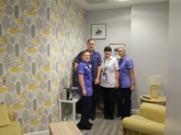 Hospital staff raise money and revamp relaxation room in their own time