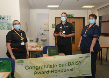 First DAISY Awards given out at Sherwood Forest Hospitals to celebrate the amazing work of nurses and midwives
