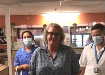 First patient gets Total Hip Replacement at Newark Hospital and is back home safely on the same day