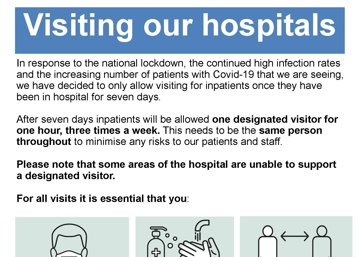 Compassionate visiting policy changes