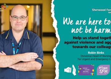 North Nottinghamshire NHS stands together to tackle violence, aggression, bullying and harassment towards colleagues