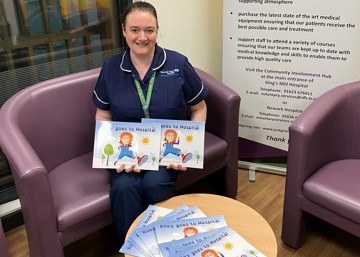 Book donation supports young hospital patients