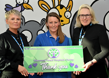 Children and families to enjoy new waiting area thanks to Charitable funds donation