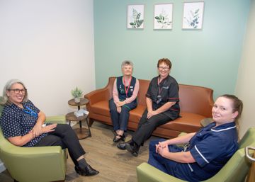 Makeover for relative's room courtesy of  King's Mill Hospital Volunteers