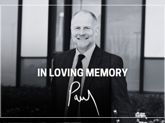 Trust announcement regarding sad passing of Paul Robinson