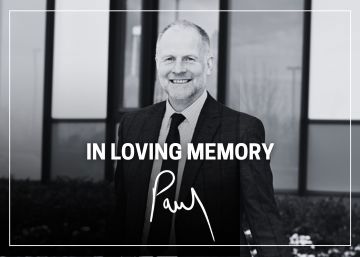 Trust announcement regarding sad passing of Paul Robinson